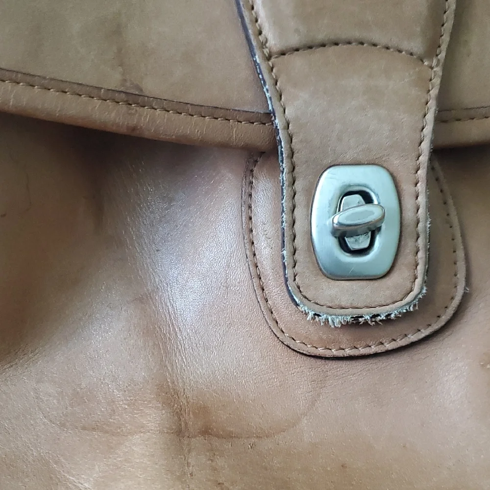 Vintage Coach Leather Briefcase